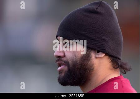 Billy Vunipola de Saracens avant le match de championnat de RFU au Trailfinders Sports Club, Ealing Picture par Daniel Murphy/Focus Images/Sipa USA 07432 188161 16/01/2021 Banque D'Images