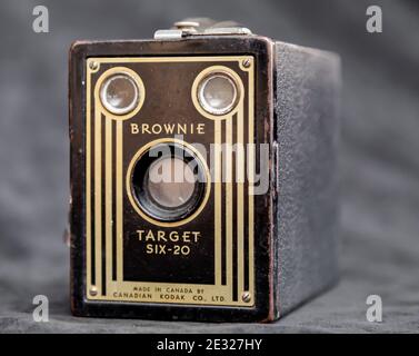 Appareil photo six-20 Brownie Target Banque D'Images