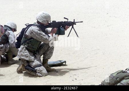 M249 FN MINIMI DM-SD-04-03557. Banque D'Images