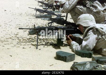 M249 FN MINIMI DM-SD-04-03556. Banque D'Images