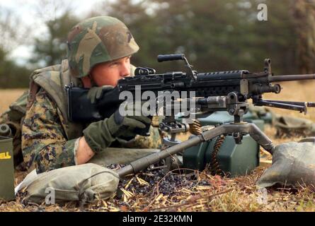 M249 FN MINIMI DM-SD-05-05342. Banque D'Images