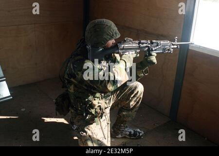 M249 FN MINIMI DM-SD-06-06304. Banque D'Images