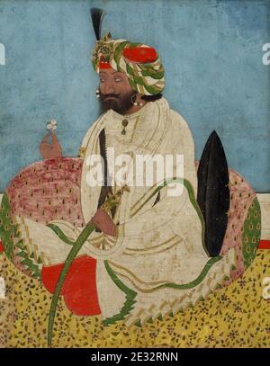 Maharaja Gulab Singh de Jammu-et-Cachemire. Banque D'Images