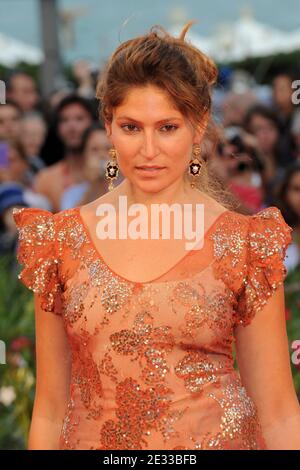 STELLA Schnabel, fille DU réalisateur AMÉRICAIN Julian Schnabel, arrive pour la projection de 'Miral' au Palazzo del Cinema lors du 67e Festival International du film de Venise (Mostra) au Sala Grande Palazzo, à Venise, Italie, le 2 septembre 2010. Photo de Nicolas Briquet/ABACAPRESS.COM Banque D'Images