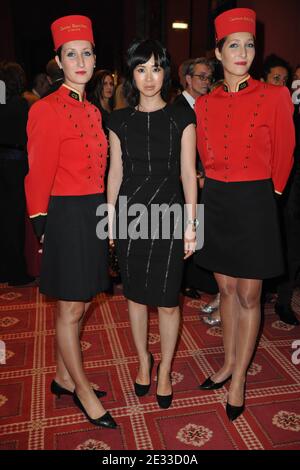 L'actrice française-vietnamienne Linh-Dan Pham arrive pour la cérémonie d'ouverture et la projection de 'Brésil Director's Cut' dirigée par le réalisateur britannique d'origine américaine Terry Gilliam, le premier jour du 36e Festival du film américain, à Deauville, dans le nord-ouest de la France, le 3 septembre 2010. Photo de Thierry Orban/ABACAPRESS.COM Banque D'Images