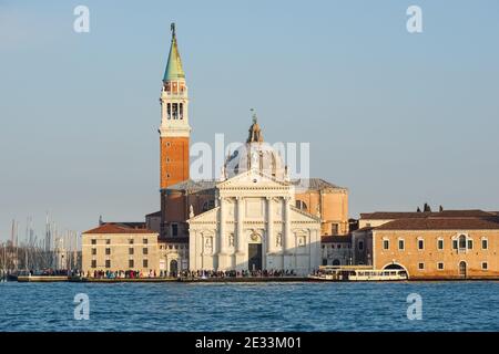 Le monastère de San Giorgio à Venise, Italie Banque D'Images