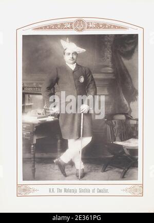 Madho Rao Scindia de Gwalior c1903. Banque D'Images