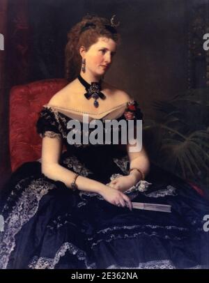 Madrazo y Kuntz, Federico de - Matilde de Aguilera y Gamboa, Dame de Fontagud Banque D'Images