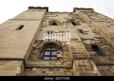 Newcastle upon Tyne Royaume-Uni : 2 août 2020 : extérieur du château de Newcastle Banque D'Images