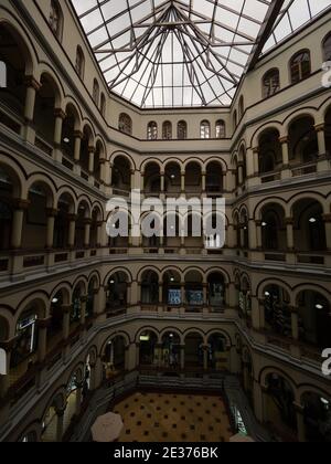 Architecture de design intérieur de National Palace Mall Shopping Centro Comercial Palacio Nacional Medellin Antioquia Colombie Amérique du Sud Banque D'Images