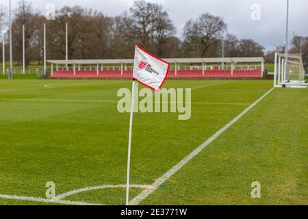 Burton Upon Trent, Royaume-Uni. 02 janvier 2021. Le terrain de jeu au parc St Georges pendant le match de championnat féminin FA entre Sheffield United et Coventry United au parc St George à Burton Upon Trent, en Angleterre. Crédit: SPP Sport presse photo. /Alamy Live News Banque D'Images