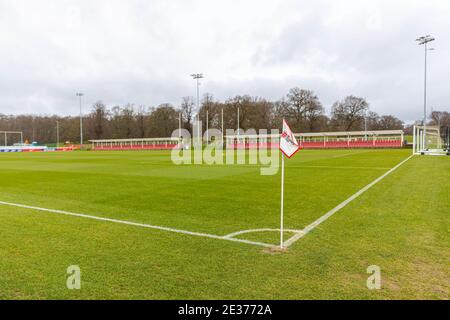 Burton Upon Trent, Royaume-Uni. 02 janvier 2021. Le terrain de jeu au parc St Georges pendant le match de championnat féminin FA entre Sheffield United et Coventry United au parc St George à Burton Upon Trent, en Angleterre. Crédit: SPP Sport presse photo. /Alamy Live News Banque D'Images