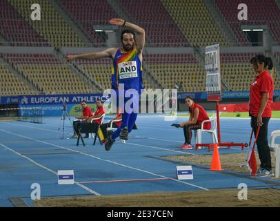 Skopje, Macédoine - 10 au 11 août 2019 Championnats d'équipe d'athlétisme européen - troisième ligue. (homme-saut long, triple saut) Banque D'Images