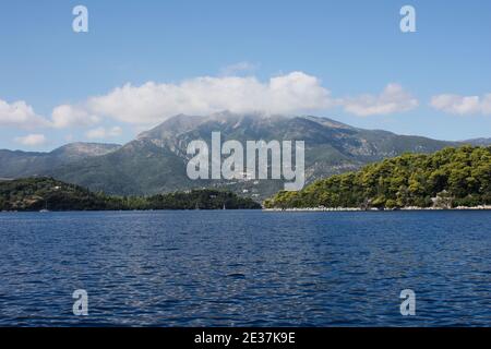 Île Ionienne, Lefkada, Zakynthos (Zante), Itaca, Mer méditerranée, Grèce. Banque D'Images