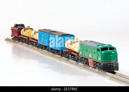 Train de la diecast de jouets Banque D'Images