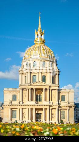 Demeure de la tombe de Napoléon, la Dôme des Invalides à Paris, France Banque D'Images