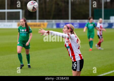 Burton Upon Trent, Royaume-Uni. 02e janvier 2021. Pendant le match de championnat féminin FA entre Sheffield United et Coventry United au St George's Park à Burton Upon Trent, en Angleterre. Crédit: SPP Sport presse photo. /Alamy Live News Banque D'Images