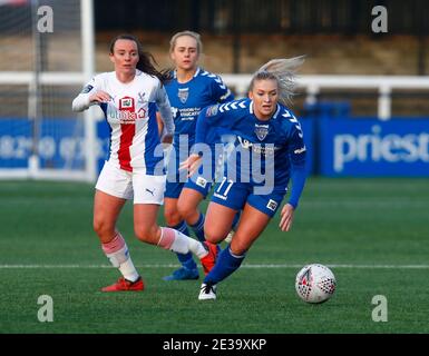 BROMLEY, ROYAUME-UNI JANUARY17 : Bridget Galloway de Durham W.F.C pendant le championnat FA des femmes entre Crystal Palace Women et Durham Women au stade Hayes Lane, Bromley, Royaume-Uni le 17 janvier 2021 crédit: Action Foto Sport/Alamy Live News Banque D'Images