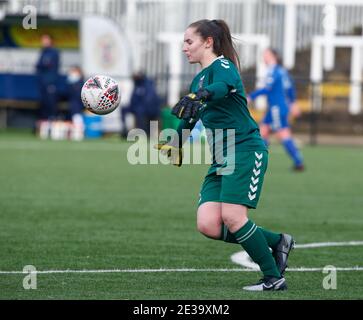 BROMLEY, ROYAUME-UNI JANUARY17 : Megan Borthwick de Durham W.F.C pendant le championnat FA des femmes entre Crystal Palace Women et Durham Women au stade Hayes Lane, Bromley, Royaume-Uni le 17 janvier 2021 crédit: Action Foto Sport/Alamy Live News Banque D'Images