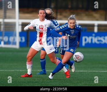BROMLEY, ROYAUME-UNI JANUARY17 : Bridget Galloway de Durham W.F.C pendant le championnat FA des femmes entre Crystal Palace Women et Durham Women au stade Hayes Lane, Bromley, Royaume-Uni le 17 janvier 2021 crédit: Action Foto Sport/Alamy Live News Banque D'Images