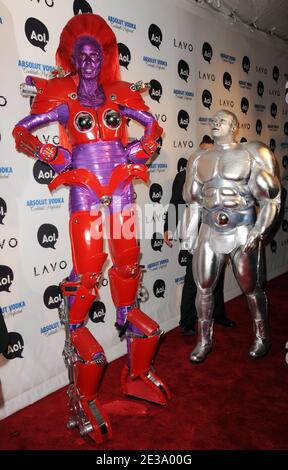 Heidi Klum apparaît avec son mari Seal lors de sa fête d'Halloween 2010 qui a eu lieu à Lavo à New York City, NY, USA le 31 octobre 2010. Photo de Pantaleo-Taamallah/ABACAPRESS.COM Banque D'Images