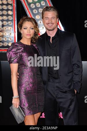 Rebecca Gayheart et Eric Dane arrivent pour la première de 'Burlesque' au Grauman's Chinese Theatre à Hollywood, Los Angeles, CA, USA le 15 novembre 2010. Photo de Lionel Hahn/ABACAPRESS.COM Banque D'Images