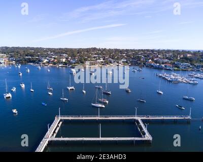 L'antenne des bains de la baie de Gunnamatta à Cronulla Sutherland Shire New Pays de Galles du Sud Australie Banque D'Images