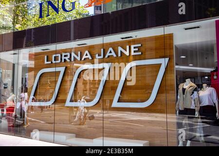 Lorna Jane activewear magasin à Sydney, lorna Jane vend des vêtements de sport et de loisirs pour femmes, Sydney, Australie Banque D'Images