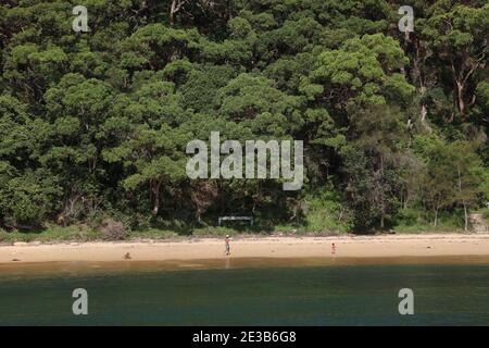 Lobster Beach, Parc national de Bouddi, Central Coast, Nouvelle-Galles du Sud, Australie. Banque D'Images