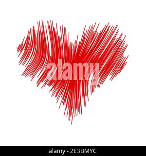 Marqueur cœur isolé Illustration de Vecteur