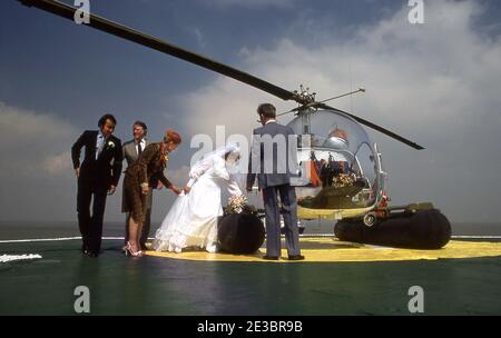 Sealand. Mariage du Prince Michael Bates mai 1979 Banque D'Images