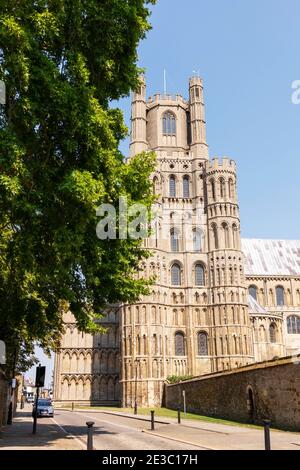 Cathédrale d'Ely, Cambridgeshire, Angleterre Banque D'Images