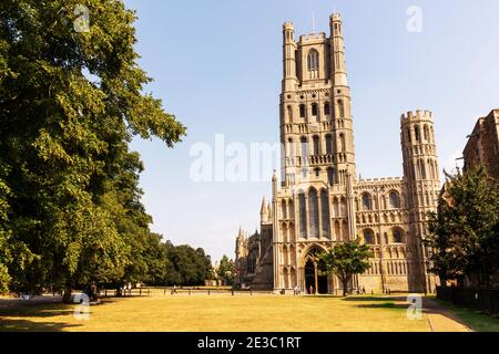 Cathédrale d'Ely, Cambridgeshire, Angleterre Banque D'Images