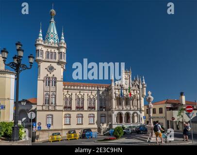 Camara Municipal (Hôtel de ville) à Sintra, quartier de Lisbonne, région de Lisbonne, Portugal Banque D'Images