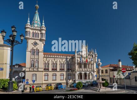 Camara Municipal (Hôtel de ville) à Sintra, quartier de Lisbonne, région de Lisbonne, Portugal Banque D'Images