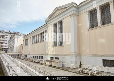 musée archéologique national d'athènes , antiquités à l'extérieur du musée Banque D'Images