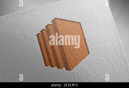 illustration de la texture du papier du logo amazon aws ec2 Banque D'Images