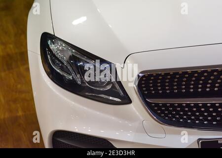 Belgrade, Serbie - 29 mars 2019 : MERCEDES. Salon international de l'automobile de Belgrade. Salon de la voiture. Banque D'Images