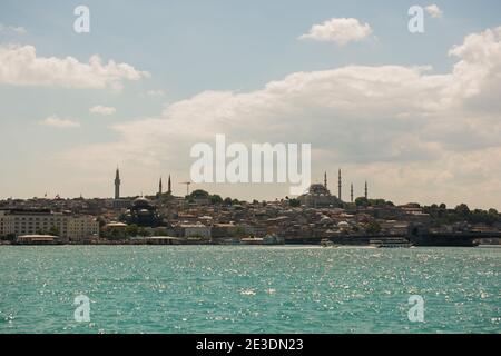 Stanbul toits de la ville. Arrière-plan de voyage Turquie. Vue panoramique urbain Banque D'Images