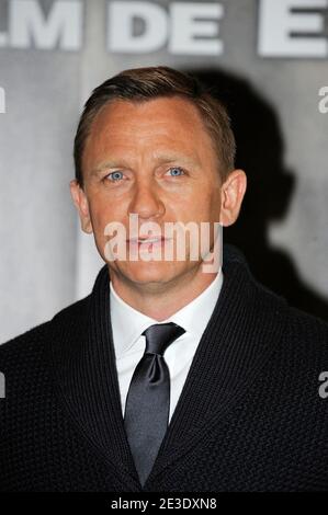 L'acteur britannique Daniel Craig pose lors d'une séance photo pour le film du réalisateur américain Edward Zwick « les insurges » le 7 janvier 2009 à Paris. Le film sera sorti sur des écrans français le 14 janvier 2009. Photo de Mehdi Taamallah/ABACAPRESS.COM Banque D'Images