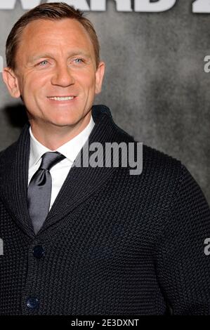 L'acteur britannique Daniel Craig pose lors d'une séance photo pour le film du réalisateur américain Edward Zwick « les insurges » le 7 janvier 2009 à Paris. Le film sera sorti sur des écrans français le 14 janvier 2009. Photo de Mehdi Taamallah/ABACAPRESS.COM Banque D'Images