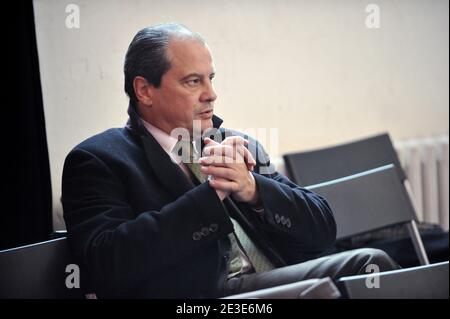 Jean-Christophe Cambadelis assiste au discours du nouvel an de Martine Aubry, qui s'est tenu à Bellevilloise à Paris, en France, le 19 janvier 2009. Photo de Mousse/ABACAPRESS.COM Banque D'Images