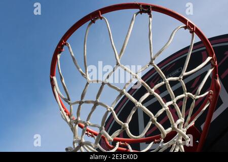 Basket-ball gros plan Banque D'Images