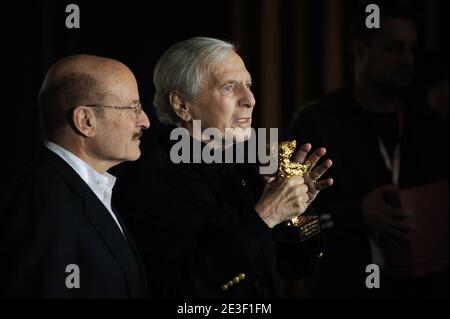 Le compositeur français Maurice Jarre reçoit un ours d'or honoraire lors du 59ème Festival international du film de Berlin au cinéma international le 12 février 2009 à Berlin, en Allemagne. Photo de Mehdi Taamallah/ABACAPRESS.COM Banque D'Images