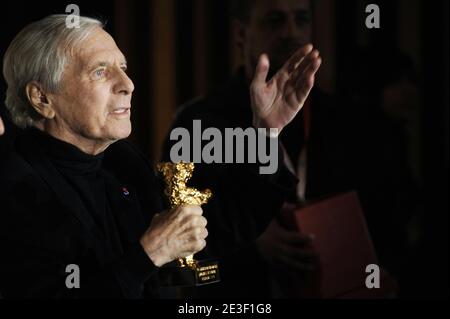 Le compositeur français Maurice Jarre reçoit un ours d'or honoraire lors du 59ème Festival international du film de Berlin au cinéma international le 12 février 2009 à Berlin, en Allemagne. Photo de Mehdi Taamallah/ABACAPRESS.COM Banque D'Images