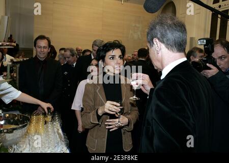 Rachida Dati inaugure le tribunal administratif de Toulon aux cotes de M. Hubert Falco, Maire de Toulon, France le 23 février 2009. Photo Philippe Laurenson/ABACAPRESS.COM Banque D'Images