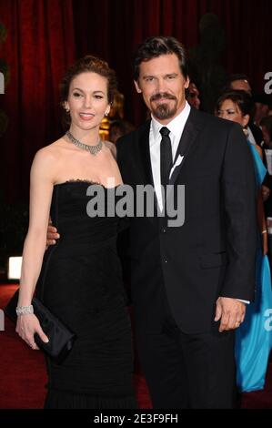 Diane Lane et Josh Brolin arrivent à la 81e cérémonie des Academy Awards, qui s'est tenue au Kodak Theatre de Los Angeles, CA, Etats-Unis, le 22 février 2009. Photo de Lionel Hahn/ABACAPRESS.COM (photo : Diane Lane, Josh Brolin) Banque D'Images