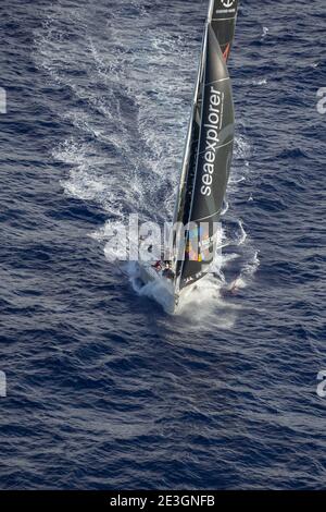 Boris Herrmann (ger) naviguant sur l'Imoca SeaExplorer - Yacht Club de Monaco pendant le Vendér &#x83 2020-2021; 9e édition de la course de yacht solo non-stop autour du monde, le 15 janvier 2021 à Recife, Brésil - photo Newman Homrich/ DPPI / LiveMedia Banque D'Images