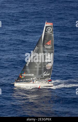 Boris Herrmann (ger) voile sur l'Imoca SeaExplorer - Yacht Club de Monaco pendant le Vendée Globe 2020-2021, 9e édition / LM Banque D'Images