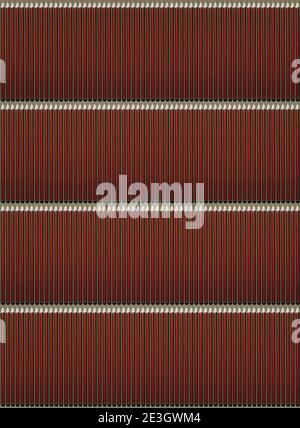 Motif de crayons bruns sur fond gris Banque D'Images